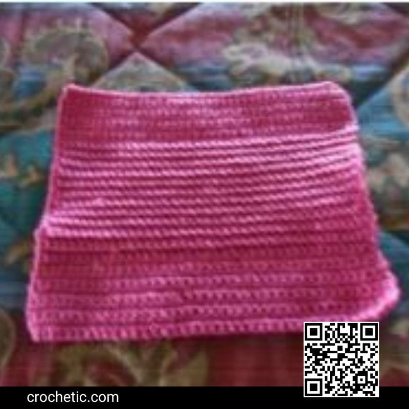 Swiffer Style Mop Cover - Crochet Pattern