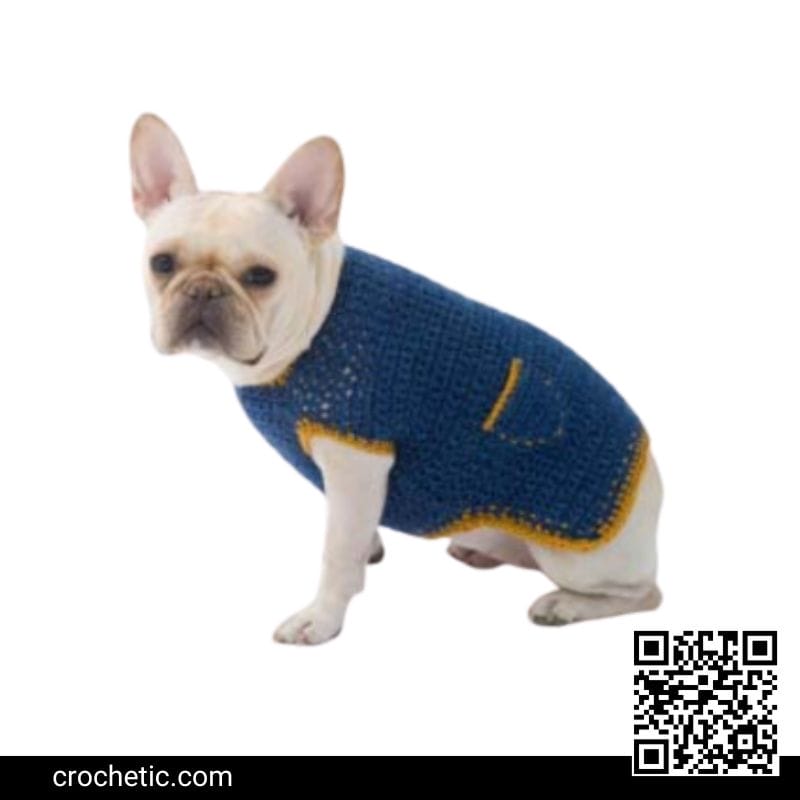 The Casual Friday Dog Sweater – Crochet Pattern