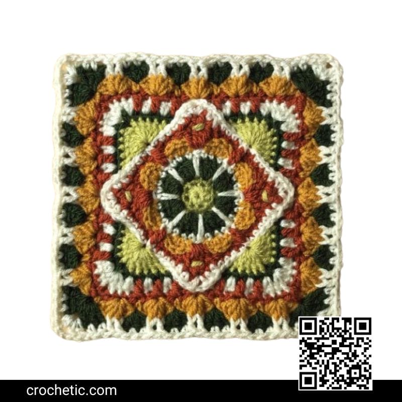 The Jackfield Tile Mini - Crochet Pattern