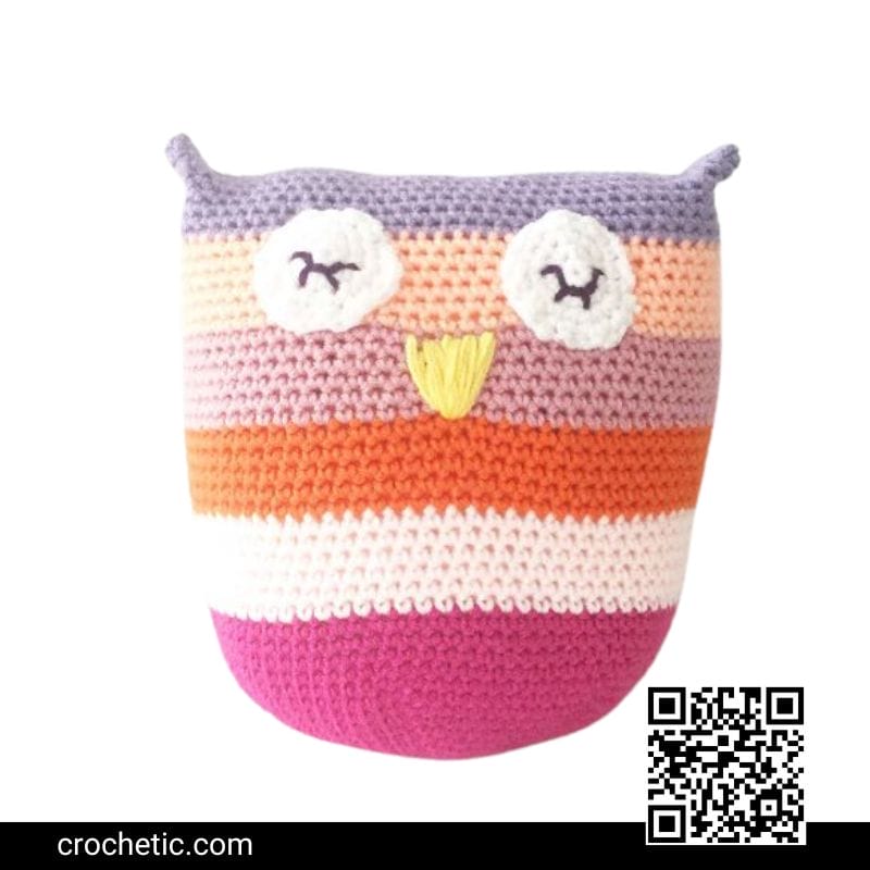 The Owl Pillow - Crochet Pattern