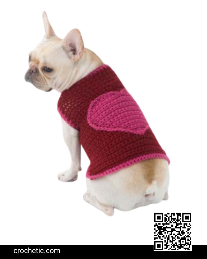The Romantic Dog Sweater – Crochet Pattern