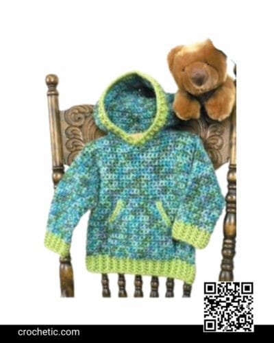Toddler Hoodie - Crochet Pattern