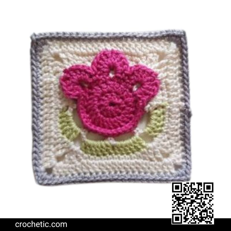 Tulip Square - Crochet Pattern