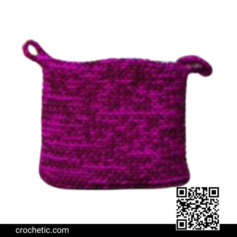 Waiuku Basket - Crochet Pattern