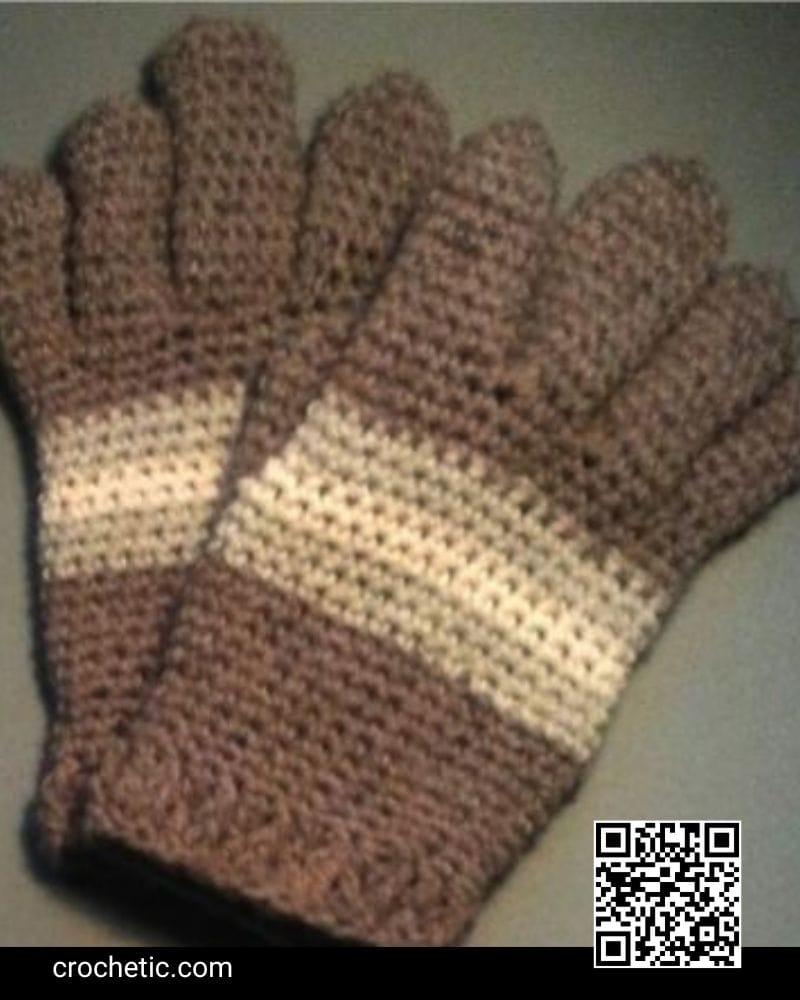 Wooly Winter Glove - Crochet Pattern
