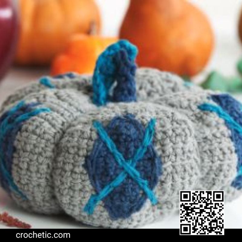 Argyle Pumpkin - Crochet Pattern