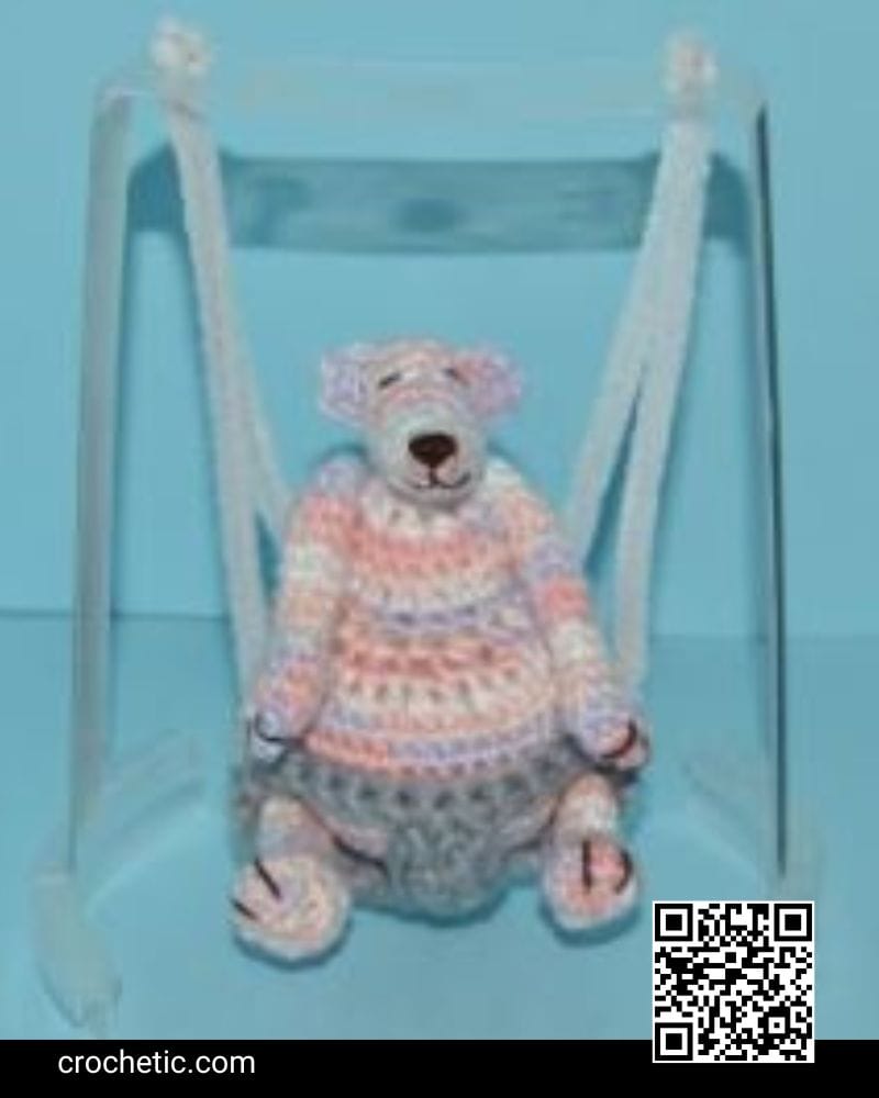 Baby Bear With Swing - Crochet Pattern