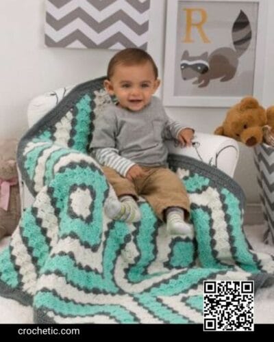 Baby Diamonds Blanket - Crochet Pattern