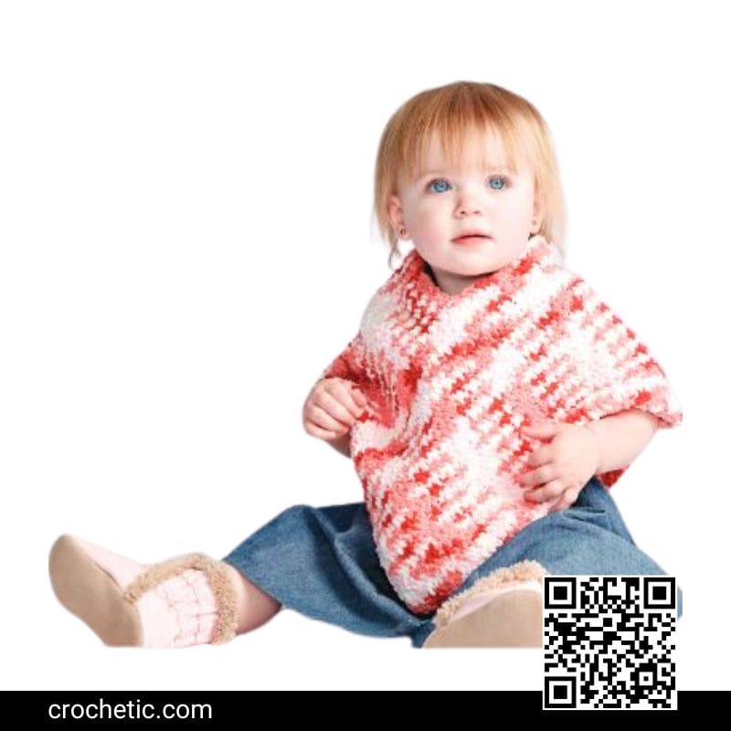 Baby Poncho - Crochet Pattern
