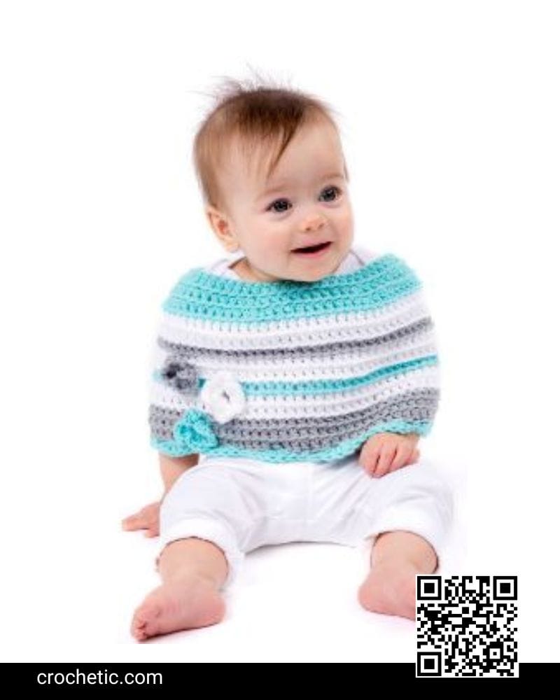 Baby’s First Poncho - Crochet Pattern