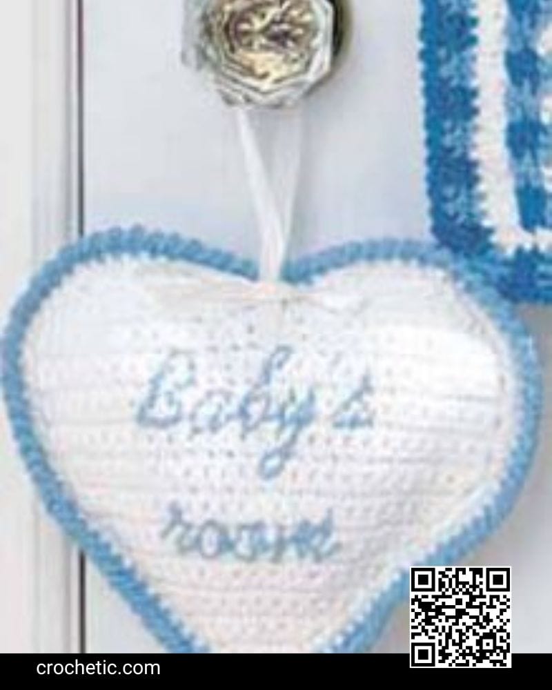 Baby’s Room Sign - Crochet Pattern