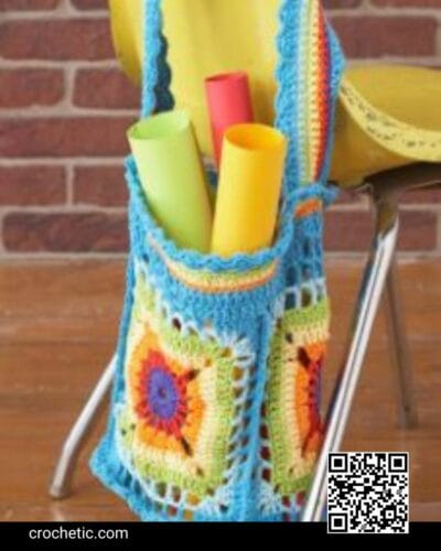 Bright Market Bag - Crochet Pattern