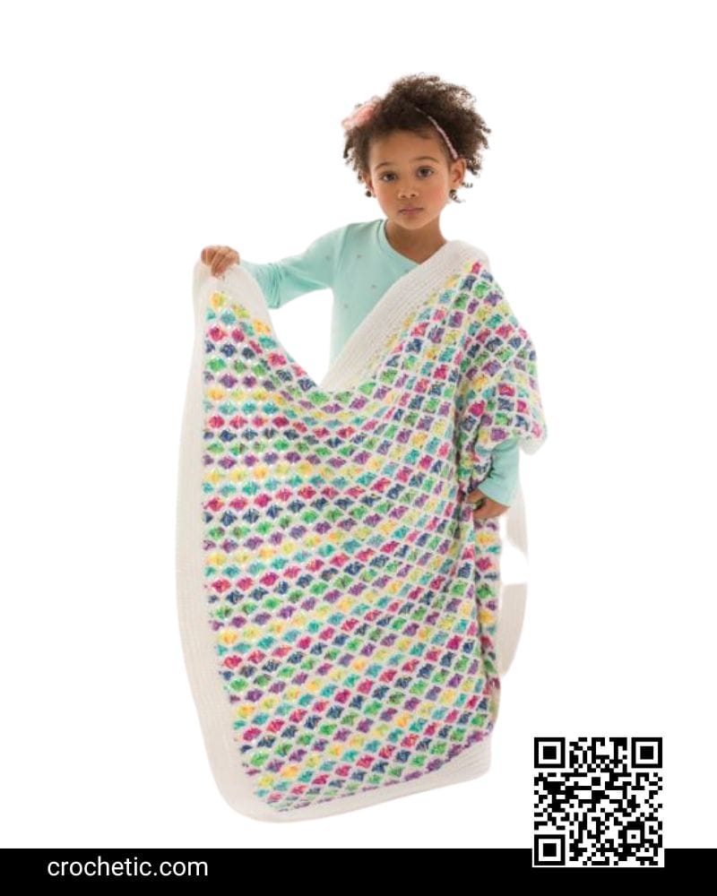 Chasing Rainbows Blanket - Crochet Pattern