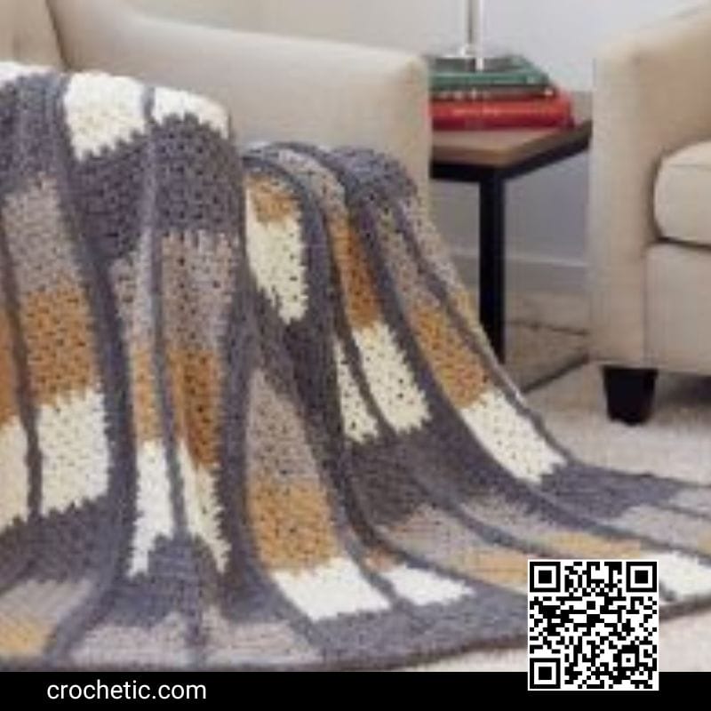 Check Blanket - Crochet Pattern