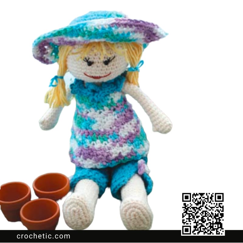 Garden Lily Doll - Crochet Pattern