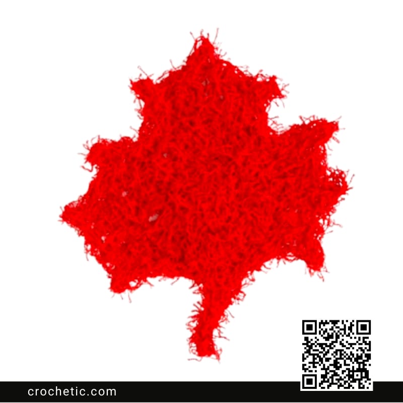 Maple Leaf Scrubby - Crochet Pattern
