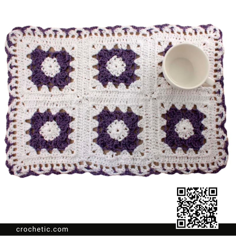 Lacy Flower Placemat - Crochet Pattern