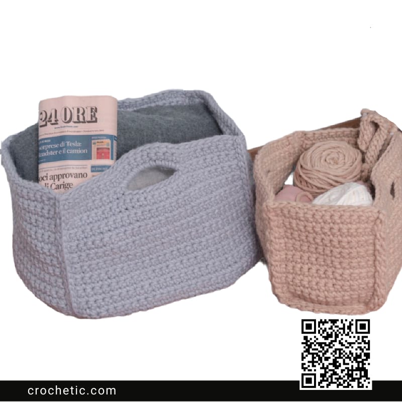 Usami Baskets - Crochet Pattern