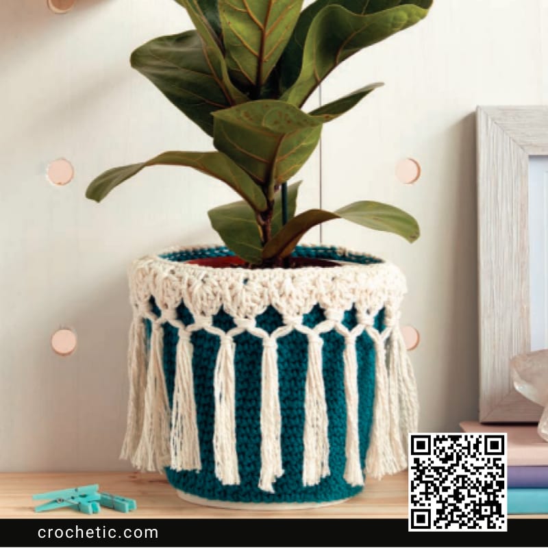 Little Potted Plant Crochet Cozy - Crochet Pattern