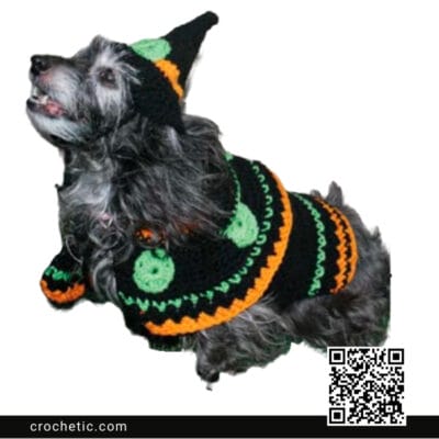 Dog’S Crochet Witch Costume - Crochet Pattern