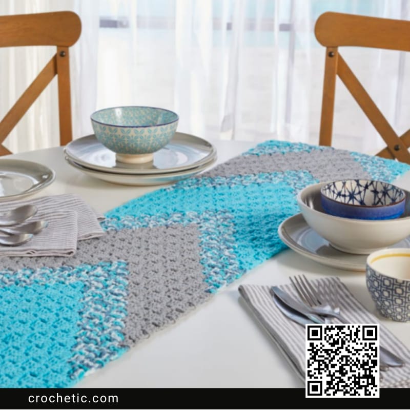 Summer Chevron Table Runner - Crochet Pattern