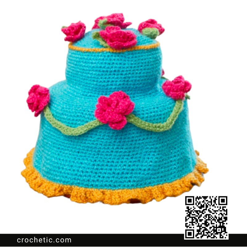 Fancy Cake Cover - Crochet Pattern