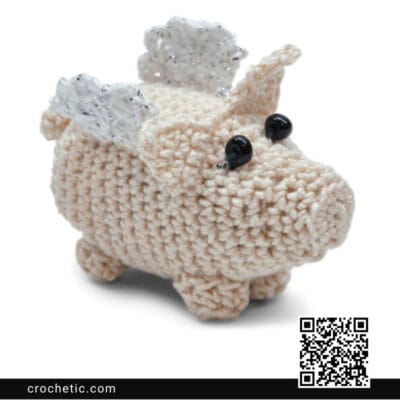 When Pigs Fly Crochet Amigurumi - Crochet Pattern
