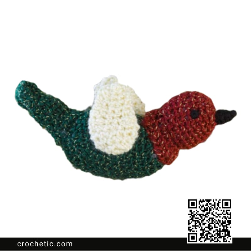 Crocheted Chirper Ornament - Crochet Pattern