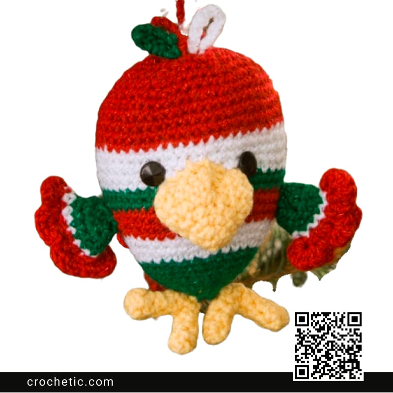 Bird Ornament - Crochet Pattern