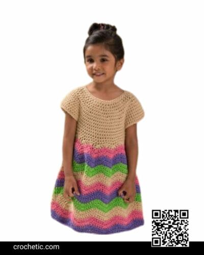 Child’s Chevron Dress - Crochet Pattern