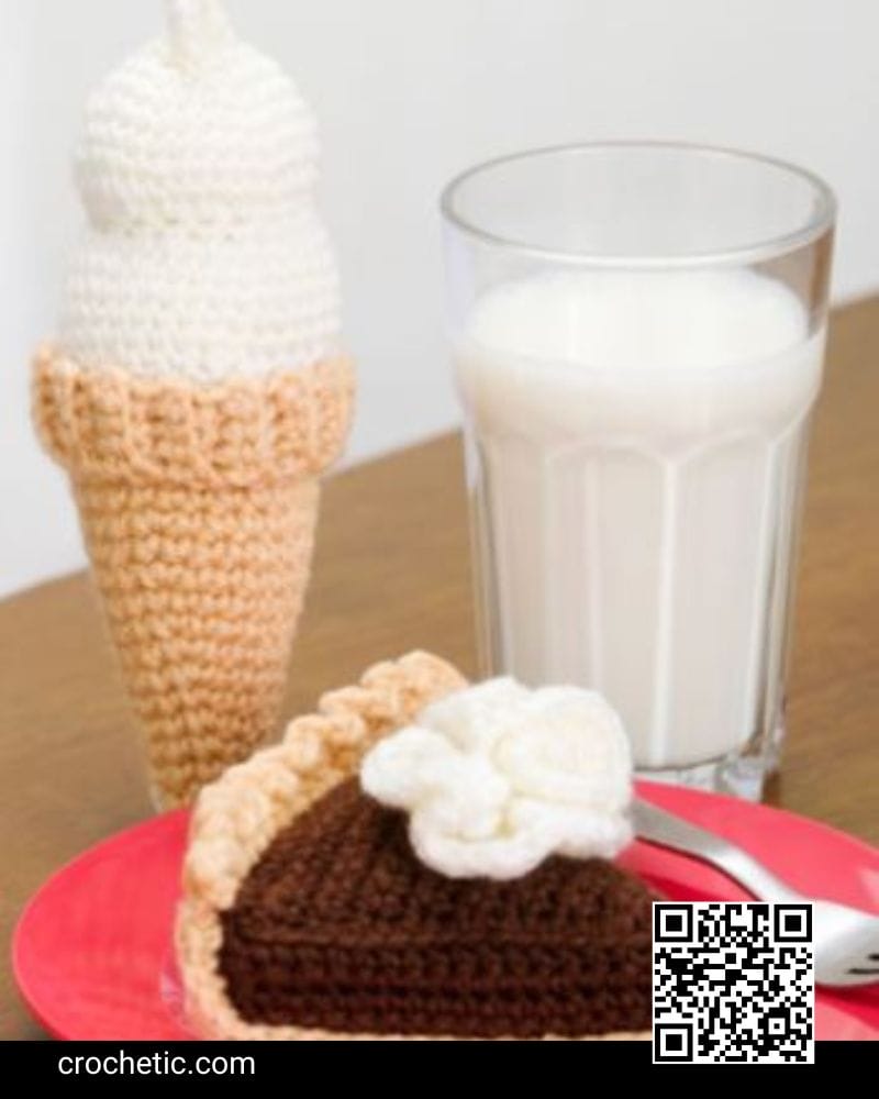Chocolate Pie & Ice Cream - Crochet Pattern