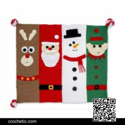 Christmas Characters Blanket - Crochet Pattern