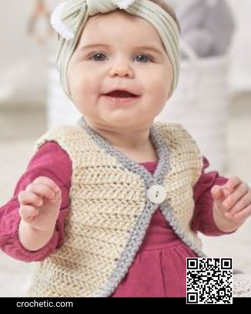 Classic Baby Vest - Crochet Pattern