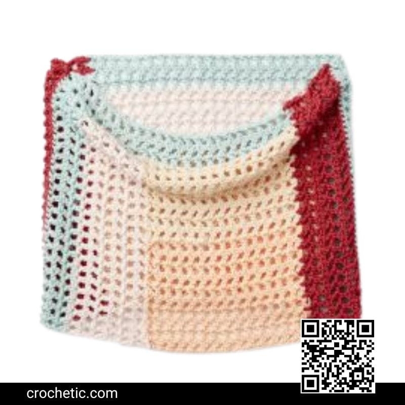 Color Block Cowl - Crochet Pattern