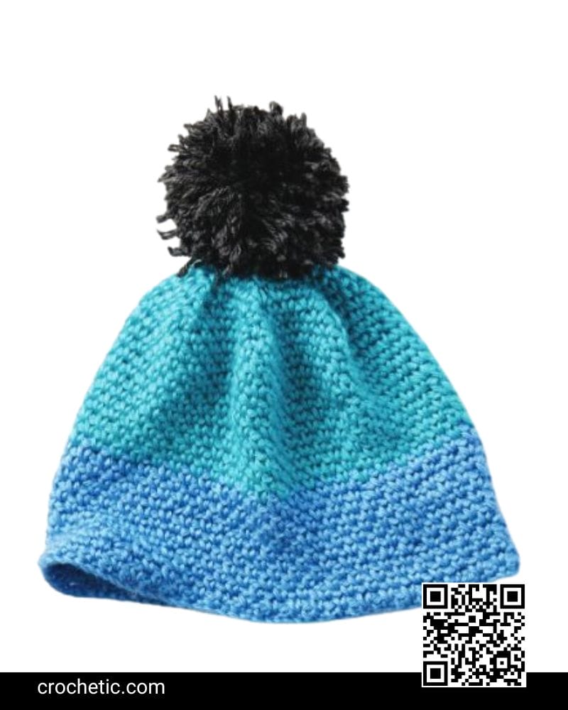 Color Dipper Hat - Crochet Pattern