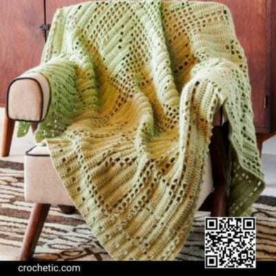 Cottagecore Filet Throw - Crochet Pattern