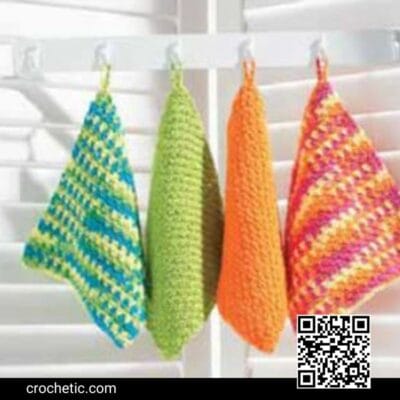 Cotton Dishcloth - Crochet Pattern