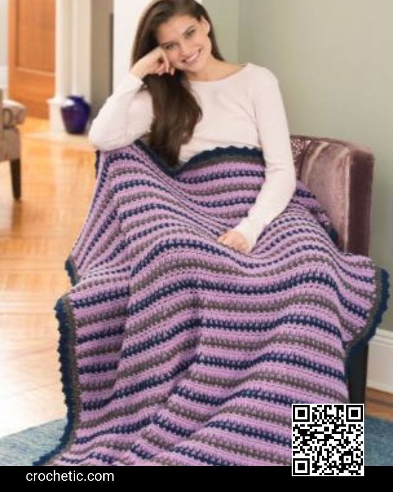 Cozy Home Throw - Crochet Pattern