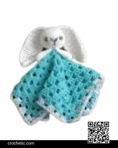 Cute Bunny Comforter - Crochet Pattern