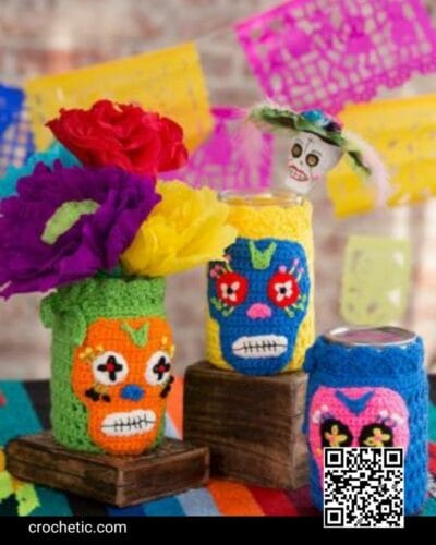Day of the Dead Cozies - Crochet Pattern