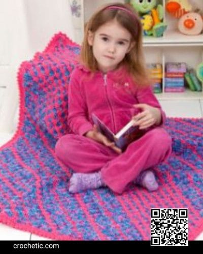 Daydreamer Diagonal Blanket - Crochet Pattern