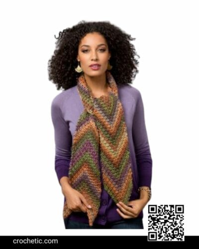 Desert Arrow Scarf - Crochet Pattern