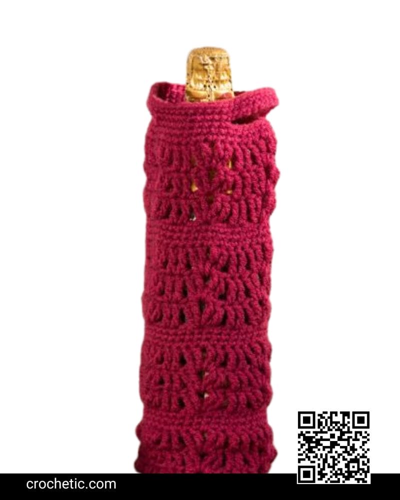 Dottie Bottle Cozy - Crochet Pattern