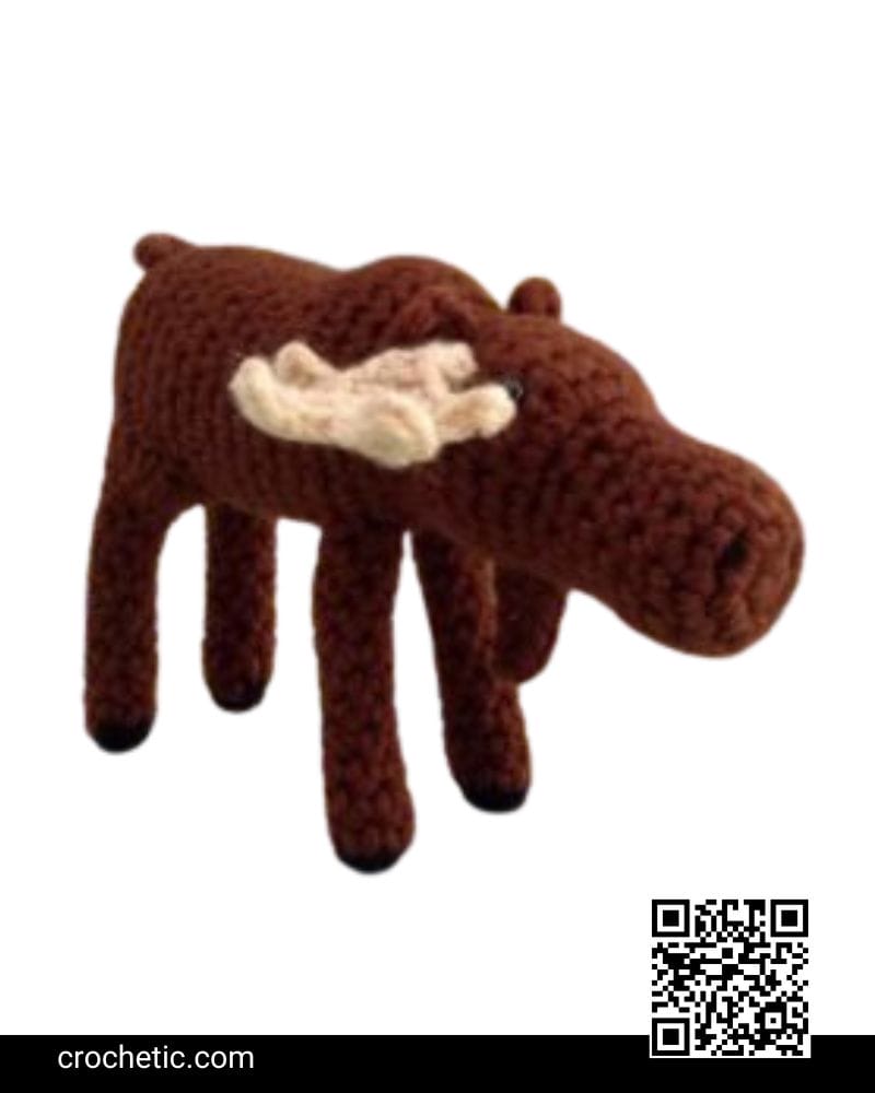 Dudley The Moose - Crochet Pattern