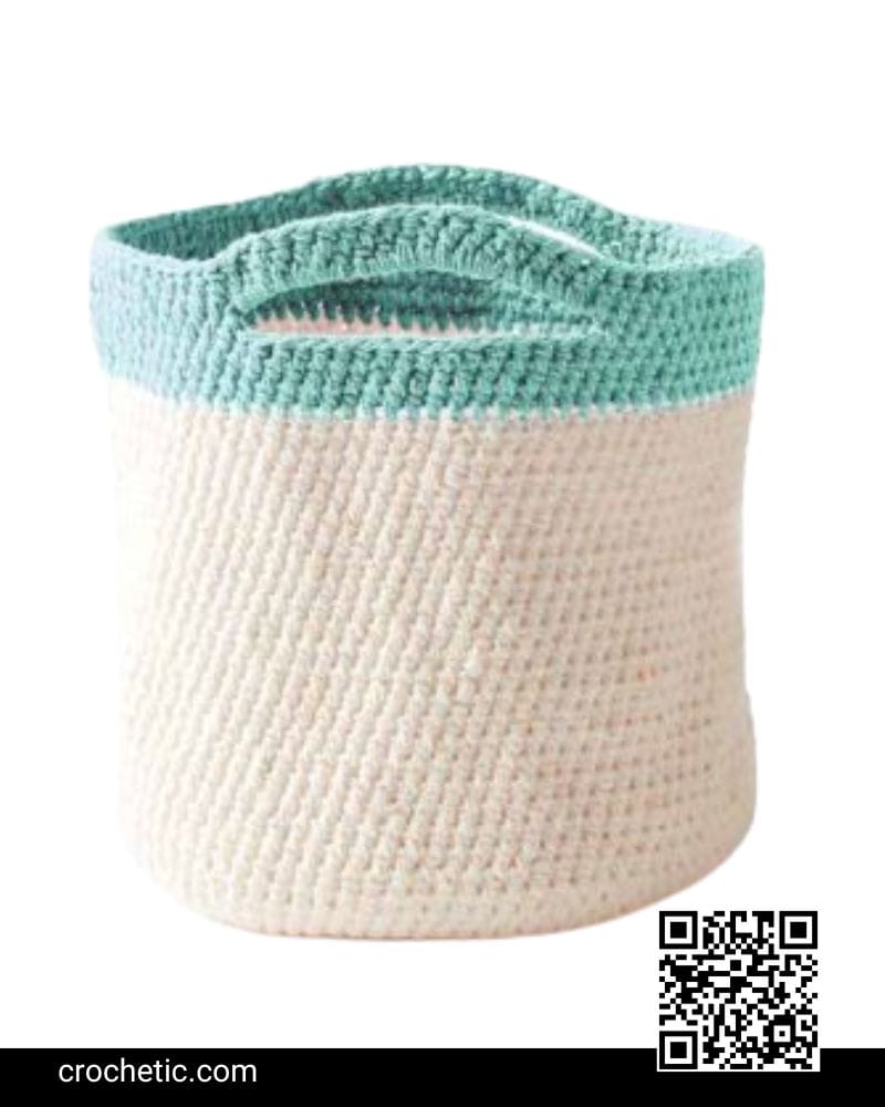 Handy Basket - Crochet Pattern