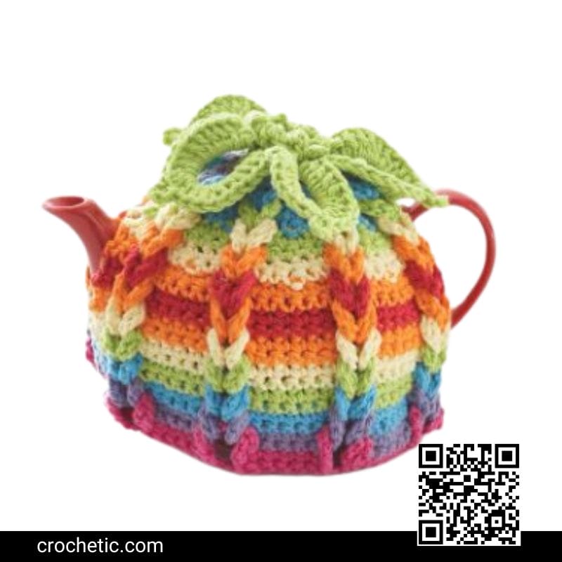 Hot Hibiscus Tea Cozy - Crochet Pattern