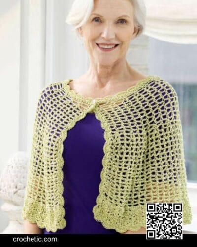 Lacy Capelet – Crochet Pattern