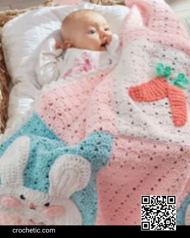 Luv My Bunny Blanket - Crochet Pattern