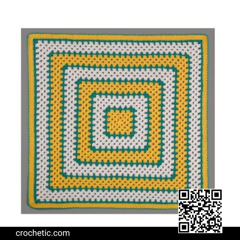Makin’ Squares Blanket - Crochet Pattern