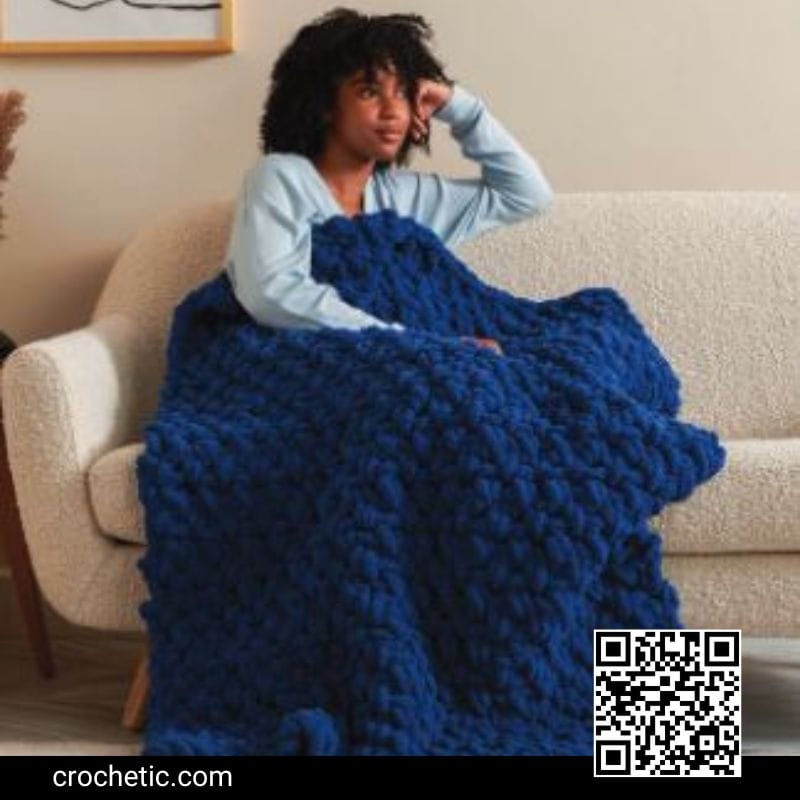 Massive Moss Stitch Blanket Crochet Pattern Crochet Patterns for